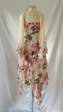 Sexy A line Spaghetti Straps Floral Pink Short Homecoming Dresses Cocktail Dress HZ1024