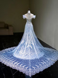 Elegant Mermaid Strapless Long Prom Dress HZ1024