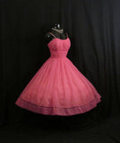 50s Vintage Watermelon Short Homecoming Dress Party Dress HZ1024