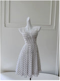 Simple A line Spaghetti Straps Chiffon Short Homecoming Dresses Birthday Outfit HZ1024