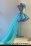 Sexy One Shoulder Short Prom Dress Homecoming Dresses HZ1024